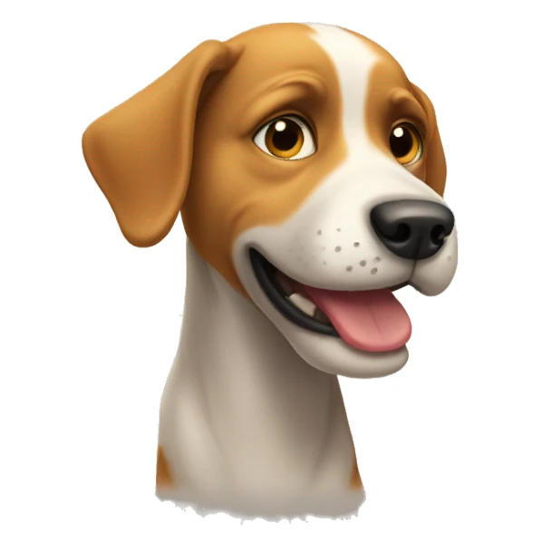 Dog being sneaky sticker