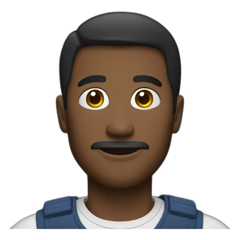 man dark blue outfit sticker