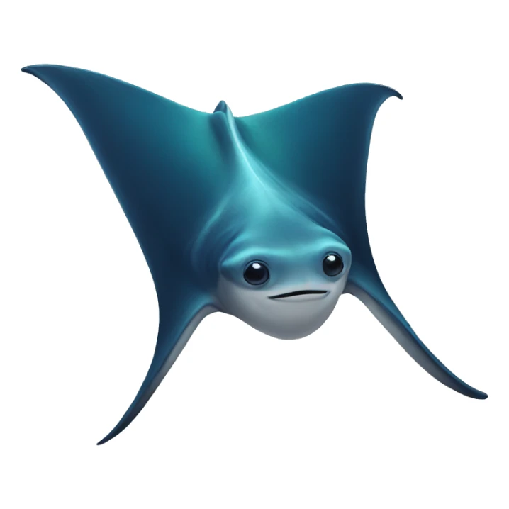 manta ray emoji sticker