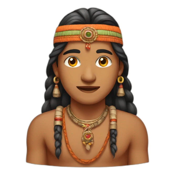 a indian village  sticker