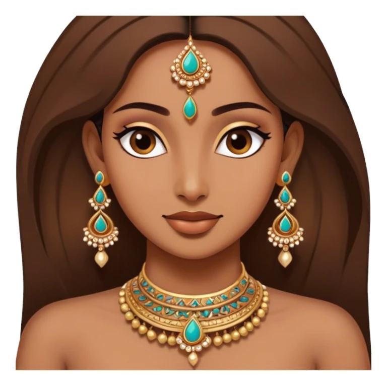 Desi bangles and earings sticker