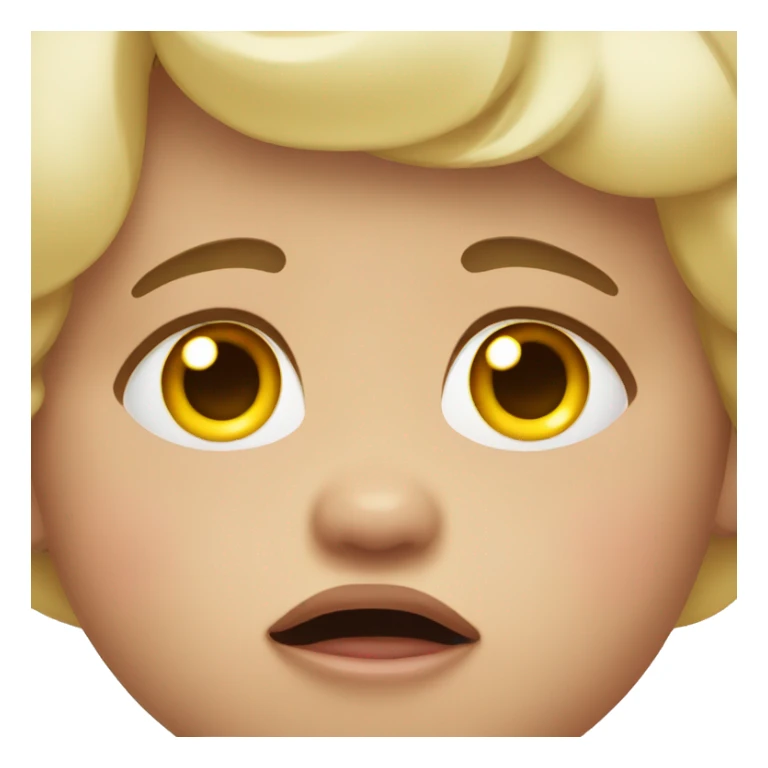 baby cry with tears sticker