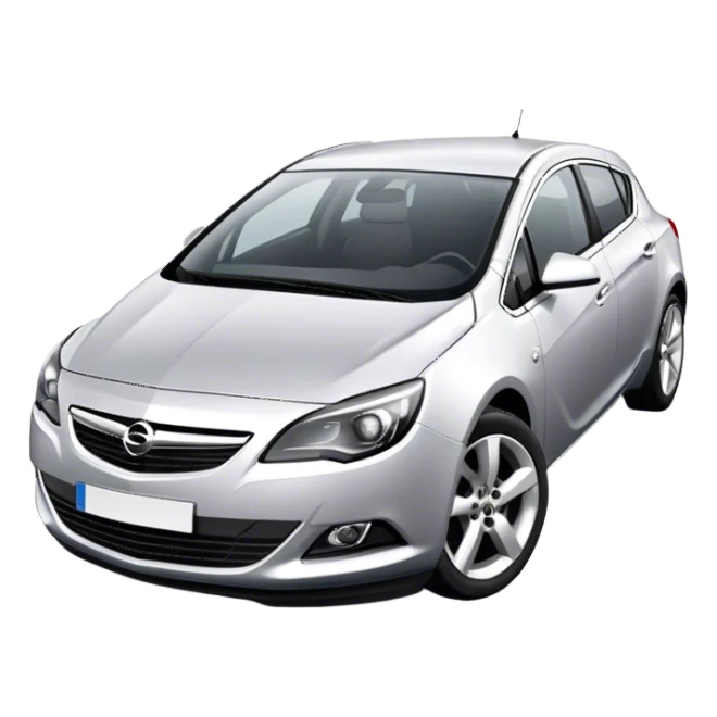 opel astra j silver sticker