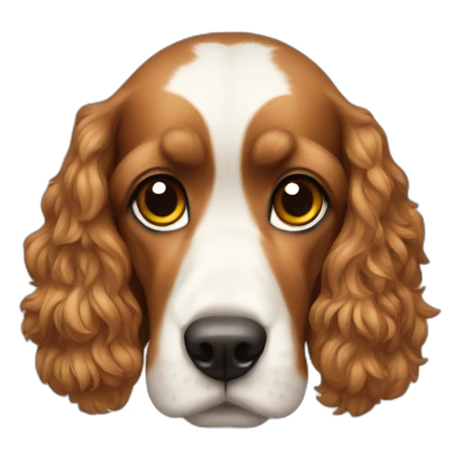 Spanish cocker sticker