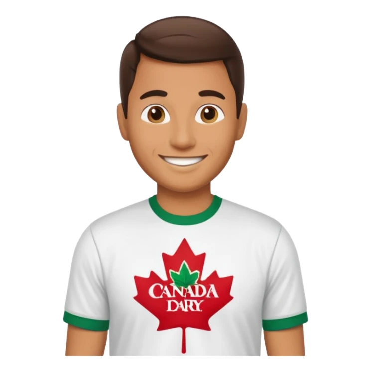 Guy working for canada dry sticker