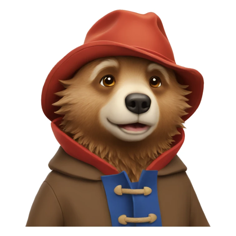 Paddington bear sticker