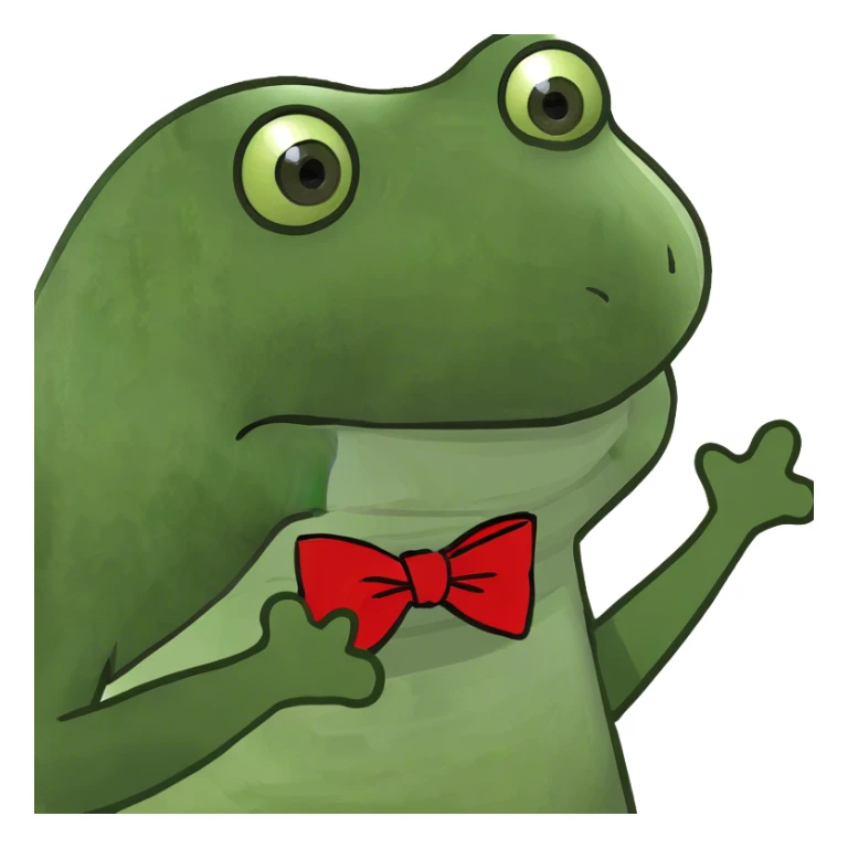 bufo open hug sticker
