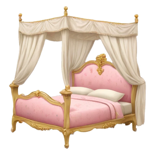 marie antoinette bed  sticker