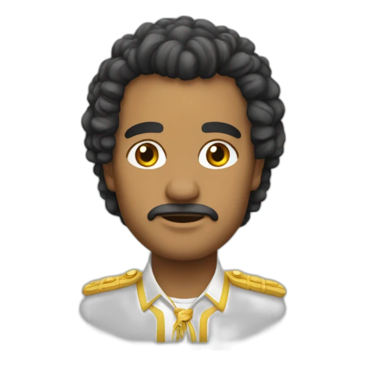 Yo mayor pelo blanco sticker