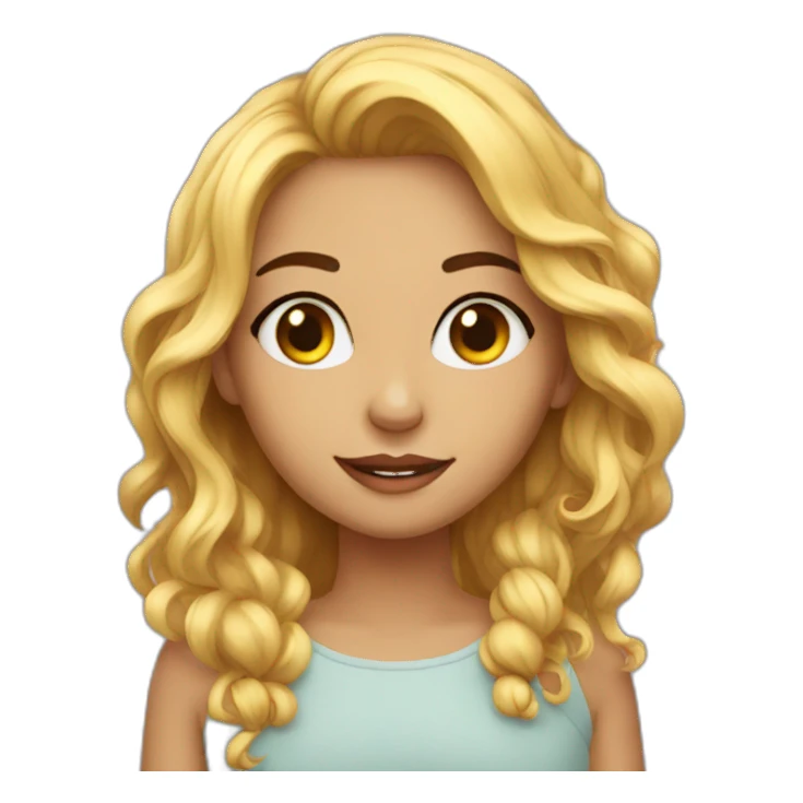 Beutiful girl sticker