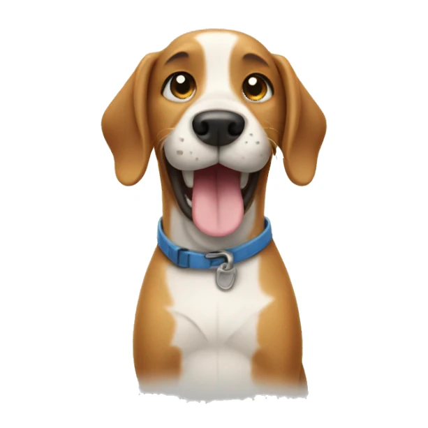 Dog with thumbs up sticker