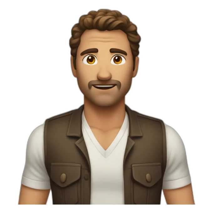 A man who beat a beau sticker