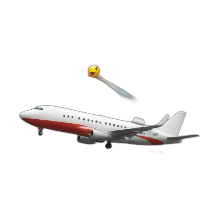 plane hits building sticker