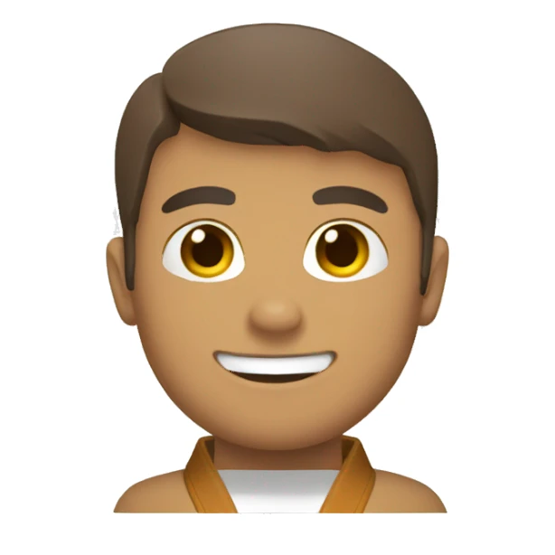 Judo brown belt  sticker