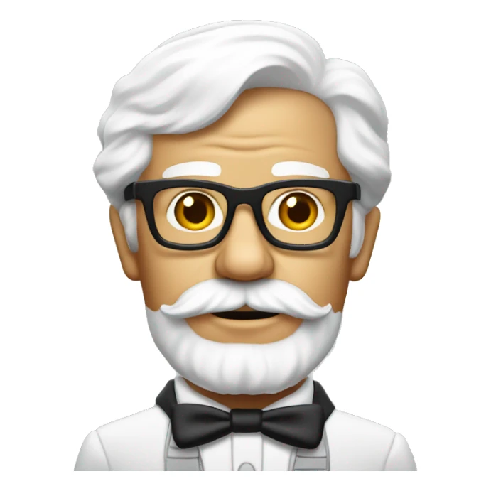 Colonel sanders disguised sticker