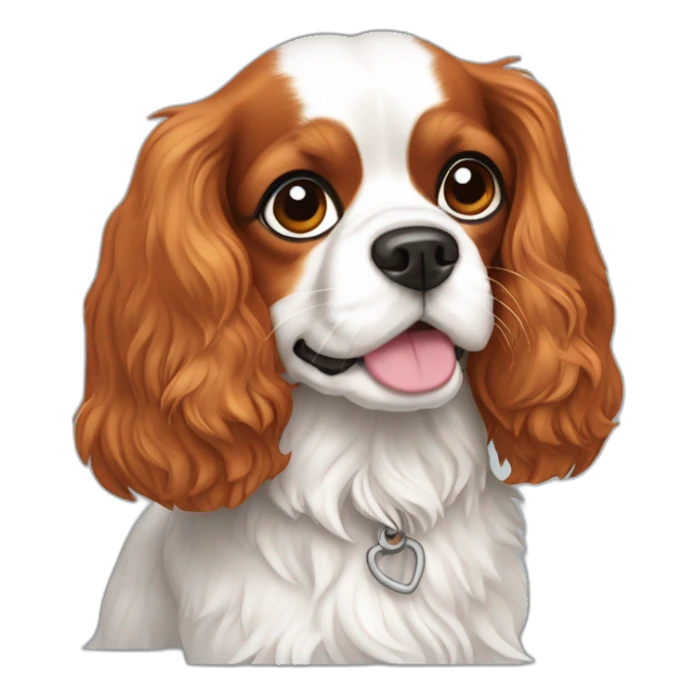 Cavalier King Charles qui accouche sticker