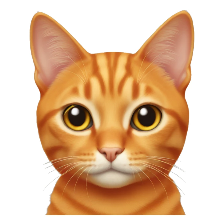 gay orange cat sticker