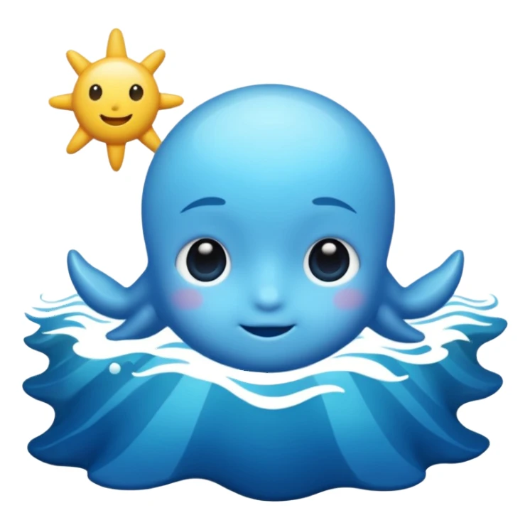 Cute ocean sticker