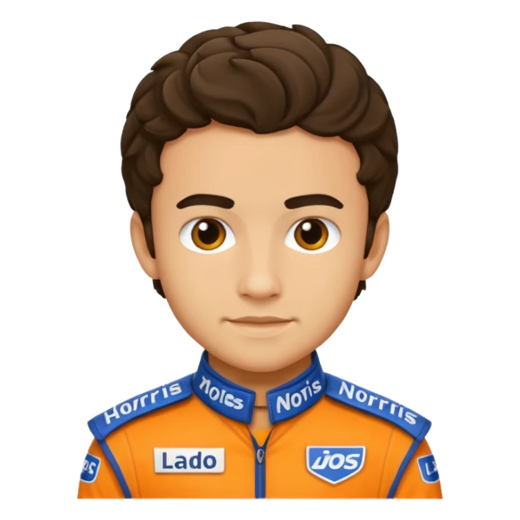 A lando Norris emoji sticker