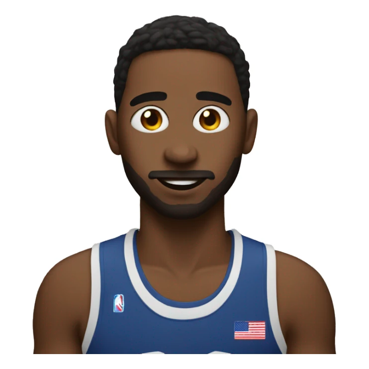 Me watching basketball  sticker