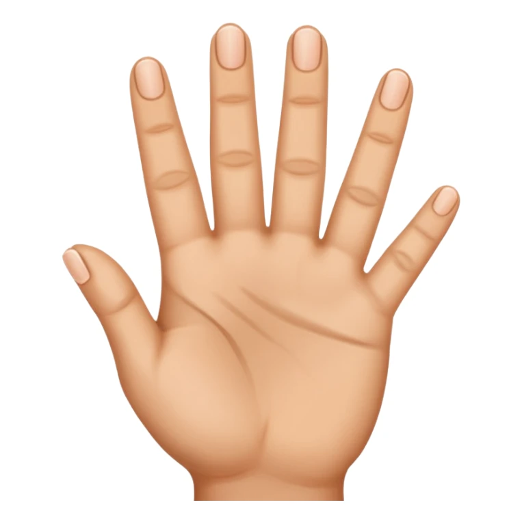 Three finger up and the two other donw sticker