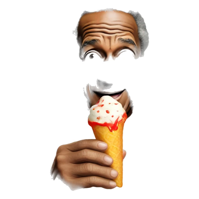 Bill Cosby eating a pudding pop sticker