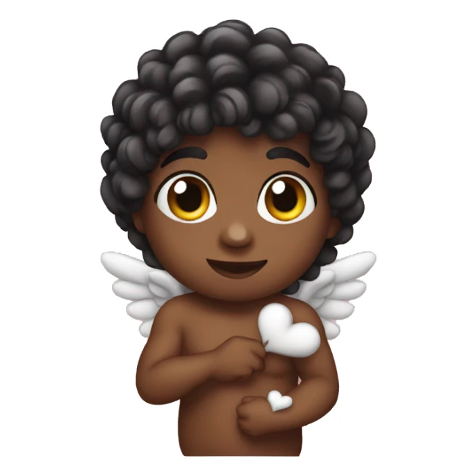 Cupido negro sticker
