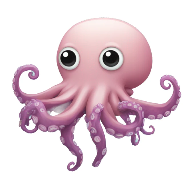 octopus + ostrich sticker