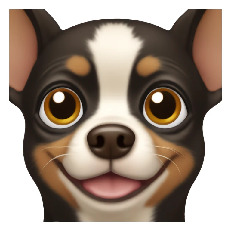 Black and brown chihuahua sticker