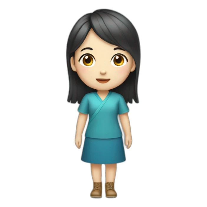 beijing girl sticker