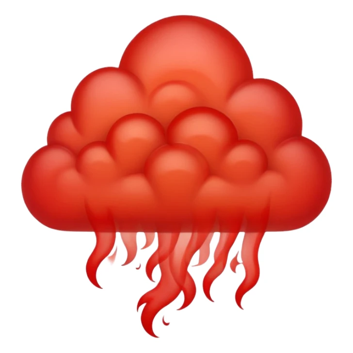 red smoke   sticker