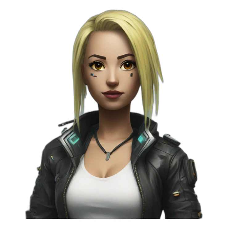 V (cyberpunk 2077) sticker