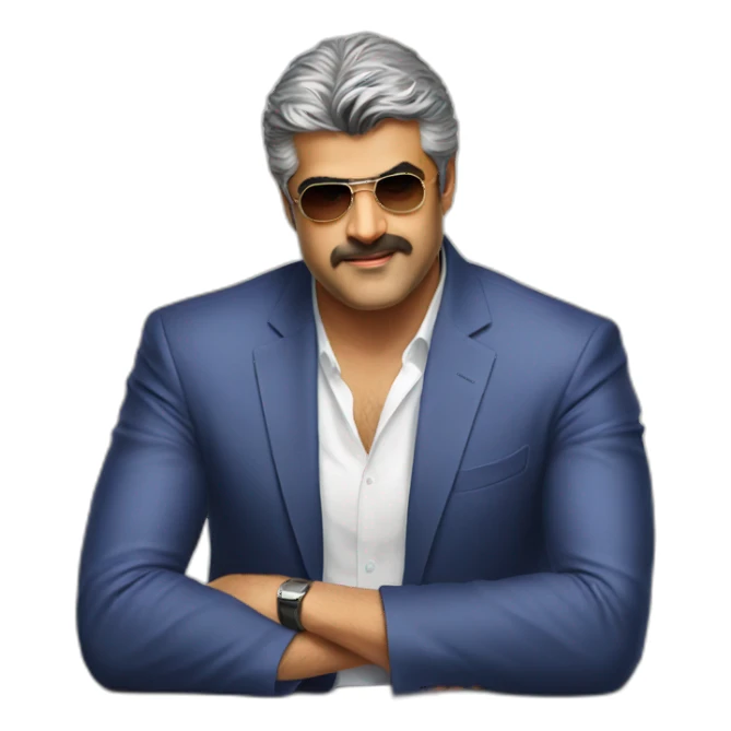 Ajith funny sticker
