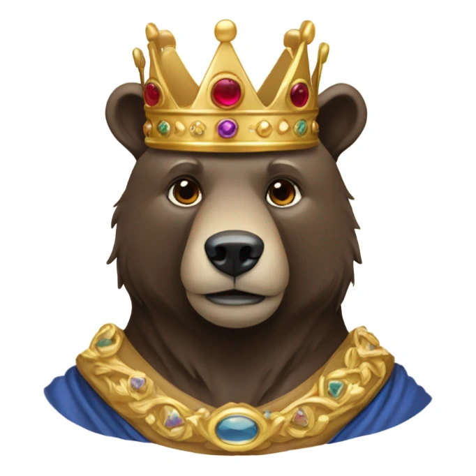 queen bear sticker