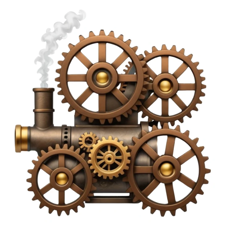 A cog smoking a cigarette sticker