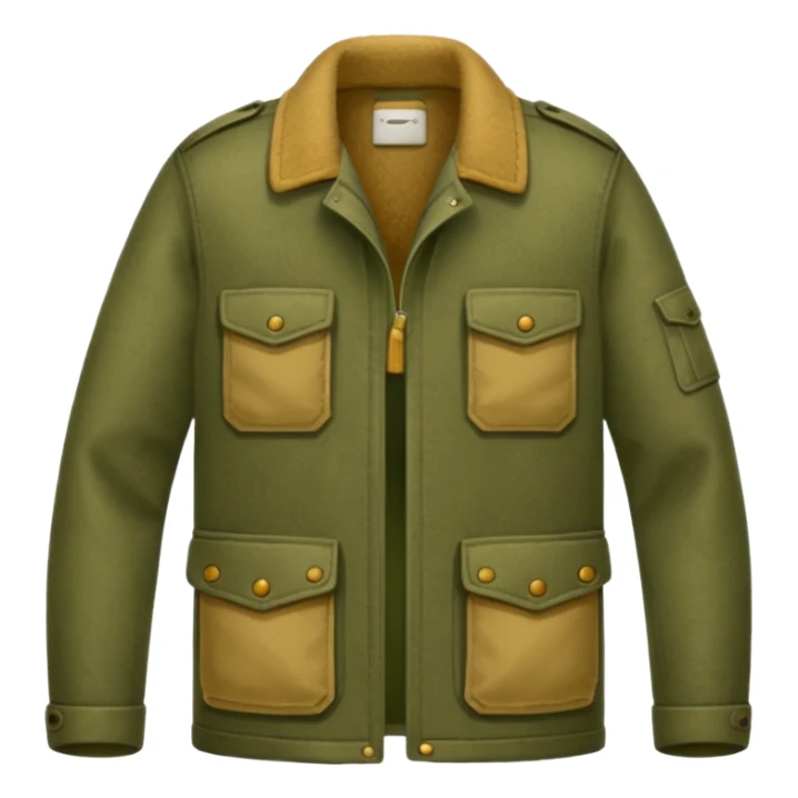 safari jacket olive  sticker