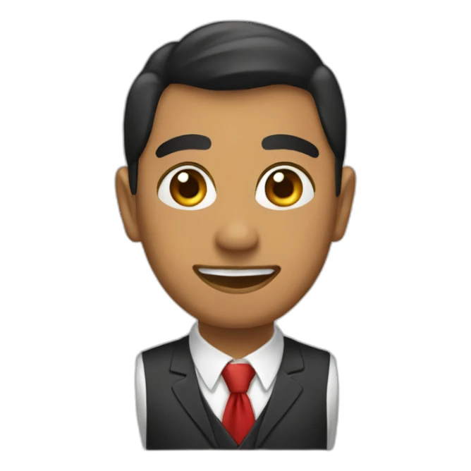 Tejón en traje sticker