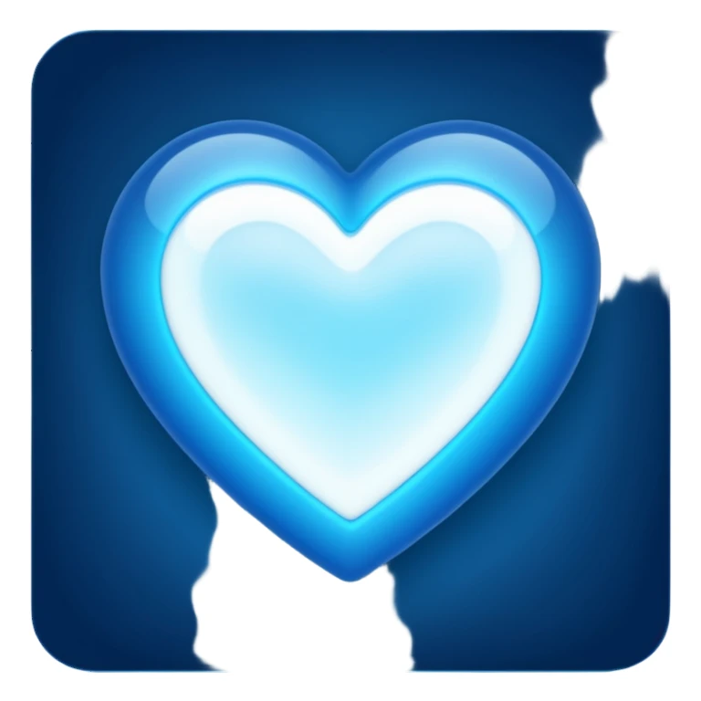 🩵 this heart but more beautiful  sticker