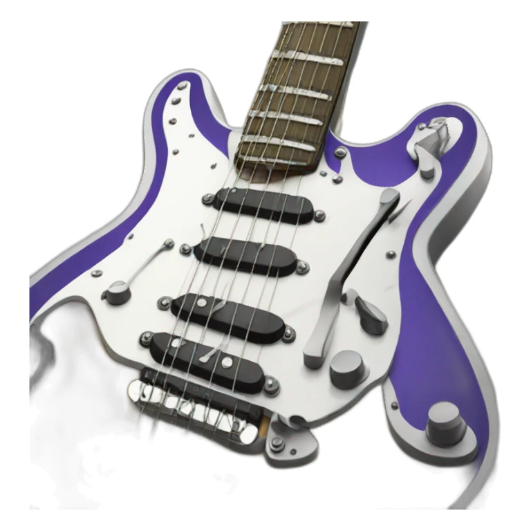 electric lead guitar sticker