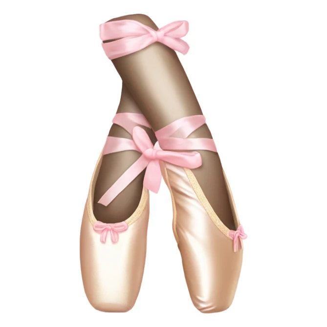 ballerina pointe shoe sticker