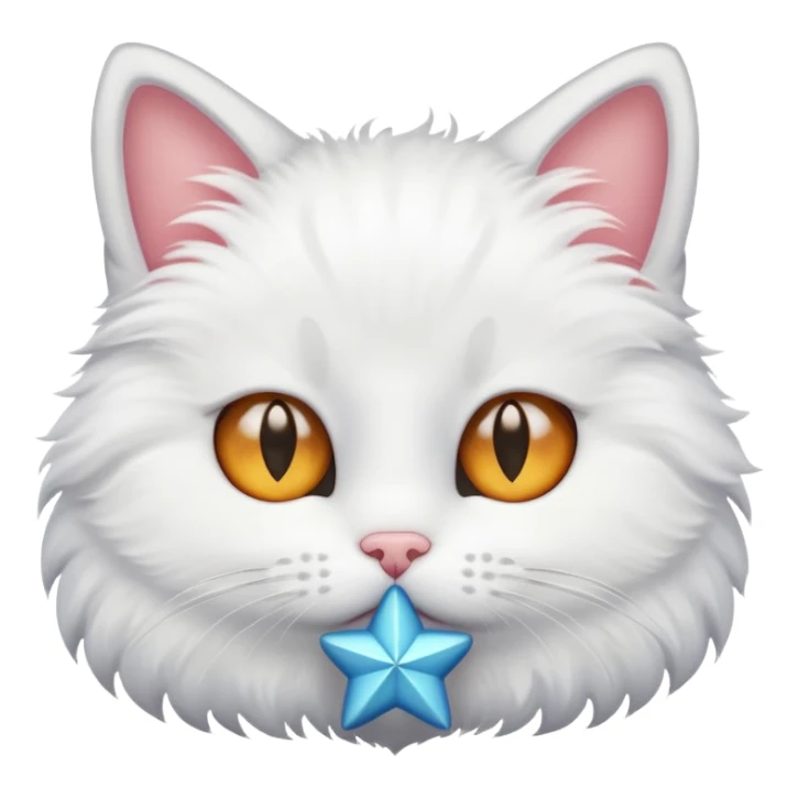 Star eye cat sticker