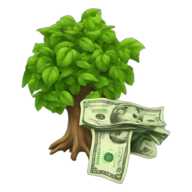 money grow on the tree sticker