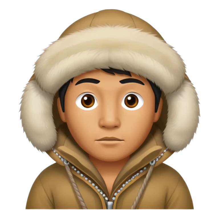 Inuit fisherman sticker