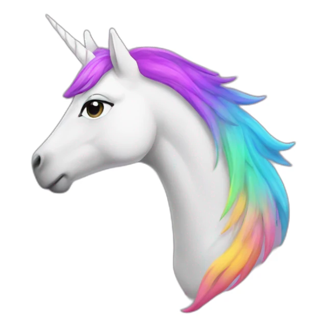 Logo Snapchat couleur licorne sticker