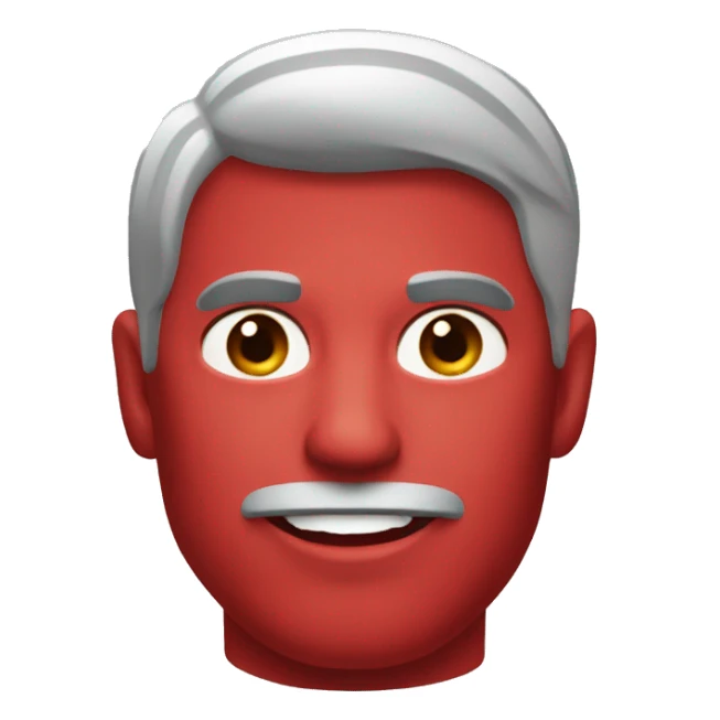 toro agreivo color rojo sticker