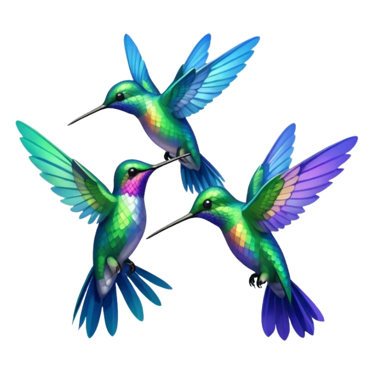 MORE HUMMINGBIRDS sticker