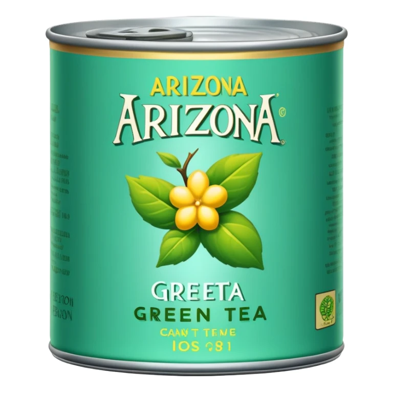 Arizona Green Tea can sticker