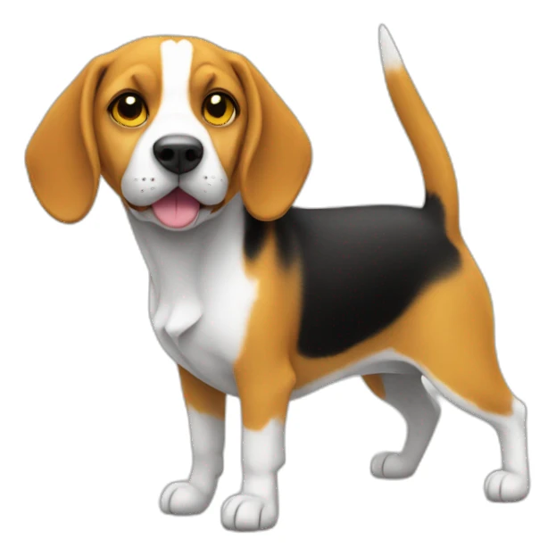 Beagle déguisé en Pikachu sticker