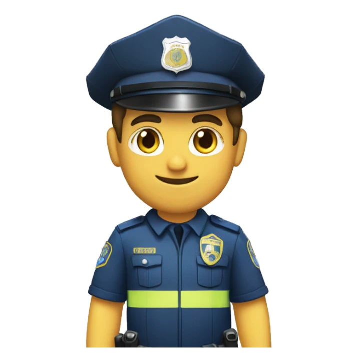 policia jugando futbol sticker