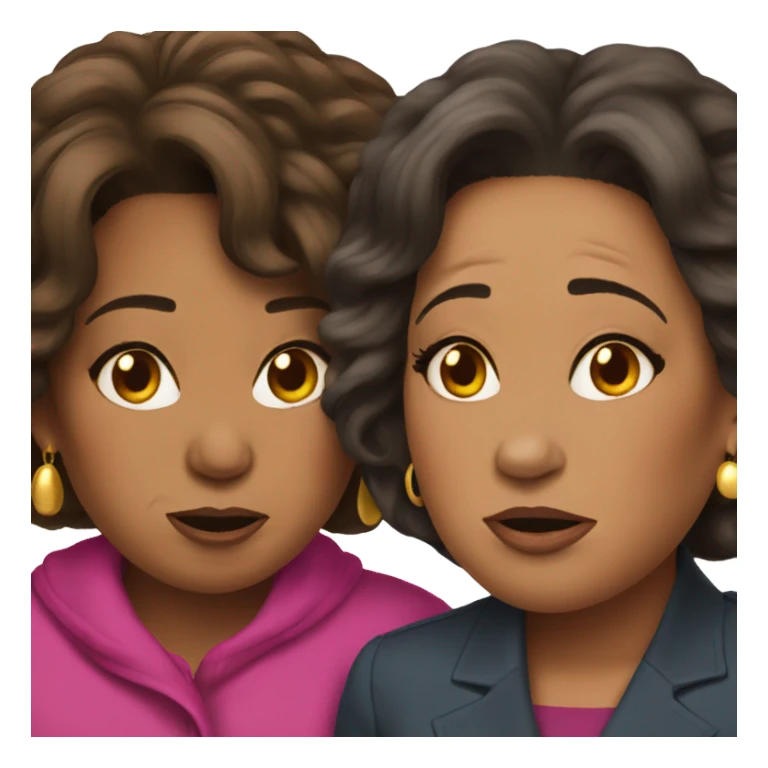 Oprah and Kamala crying  sticker